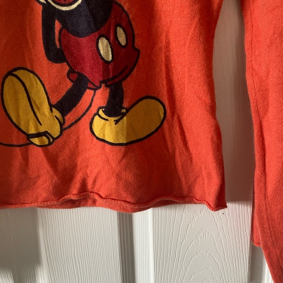 Vintage Disney by Jackie Brander Mickey Mouse 100% Cashmere Sweater - Picture 3 of 11